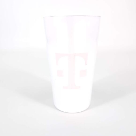 T-Mobile Reusable White Aluminum Color-Changing Tumbler with "T" Logo Cup NWT - Picture 3 of 14